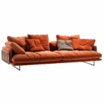 Armless Twin Size Floor Sofa - Image 4