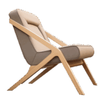 Modern Armchair with Lumbar - Image 3