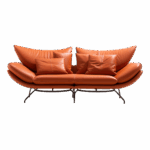 Armless Twin Size Floor Sofa - Image 3