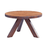 Rustic wooden coffee table